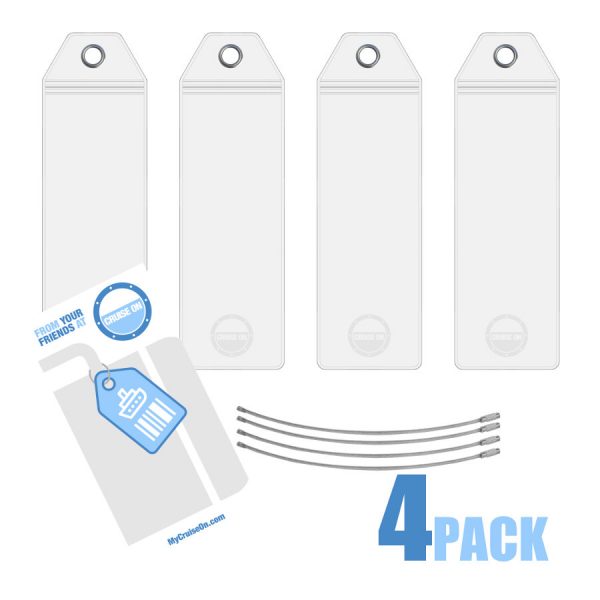 Royal Caribbean Luggage Tags - 4 Pack